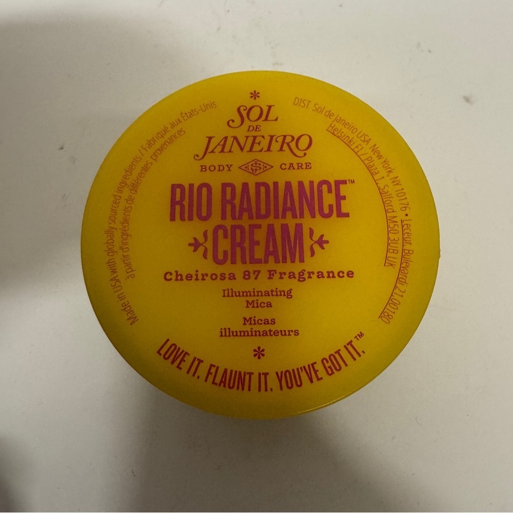 Sol De Janeiro Rio Radiance Cream Cheirosa 87 Fragrance 2.5 oz